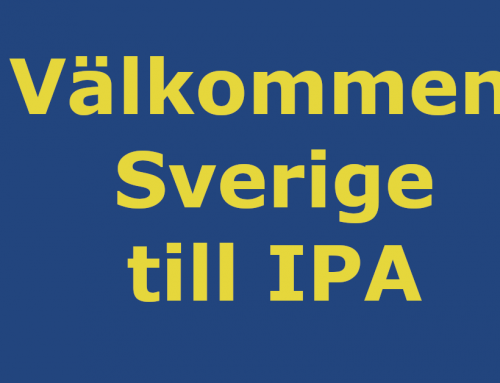 Välkommen Sverige till IPA